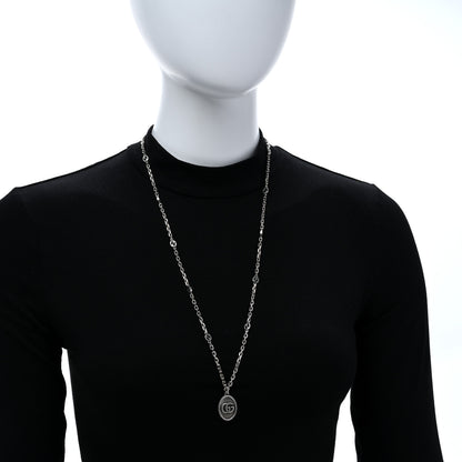 Gucci Sterling Silver GG Marmont Double G Pendant Necklace 2 of 5