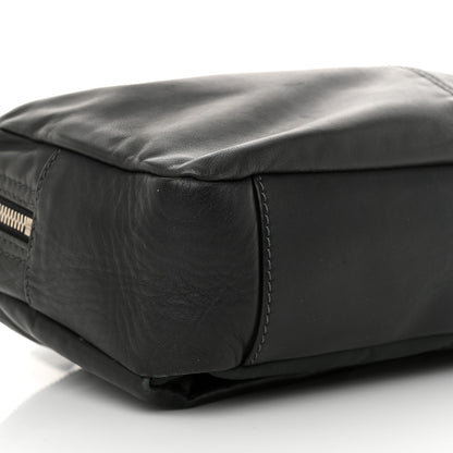 Louis Vuitton Calfskin Nylon V Line Bumbag Asphalt 9 of 12