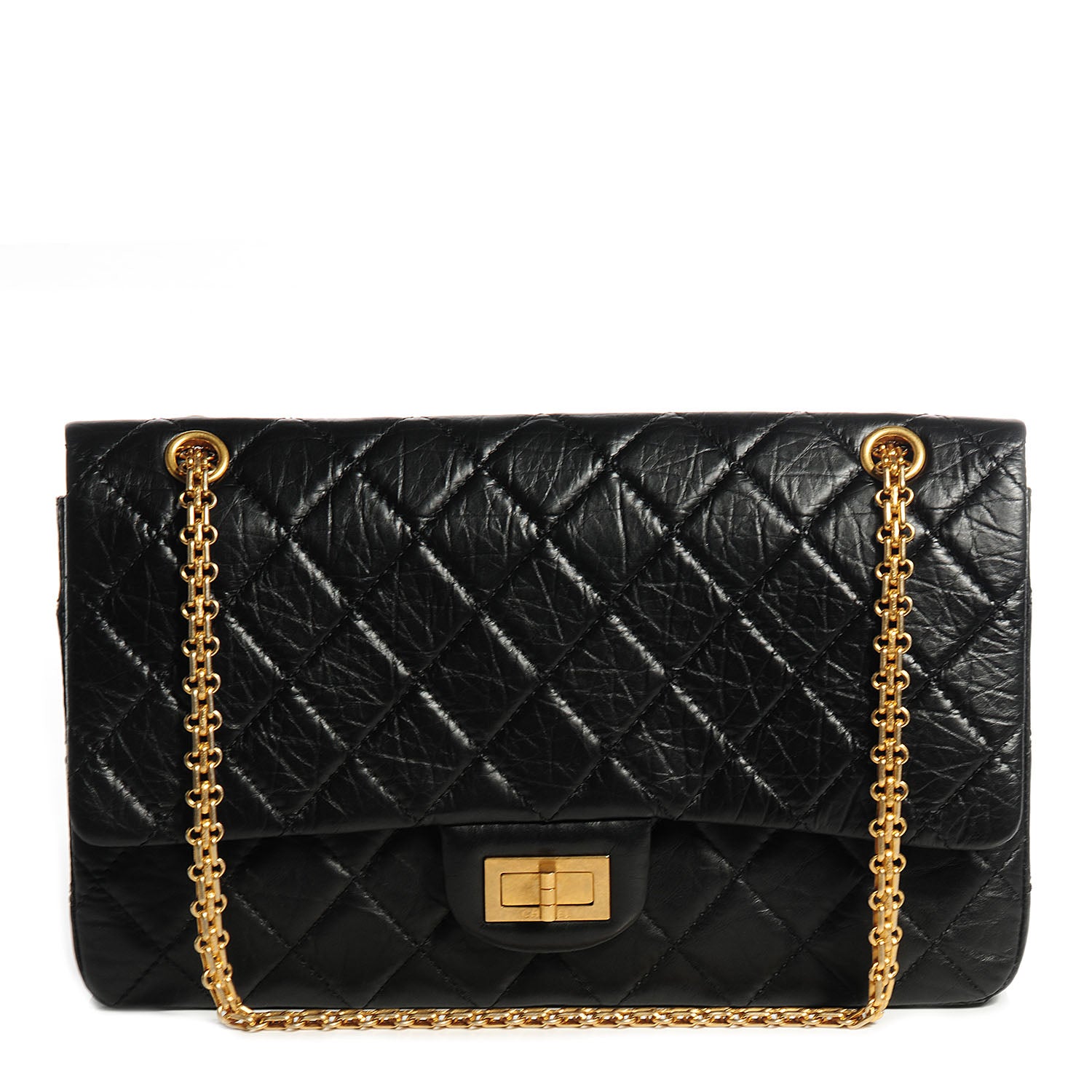 Chanel Aged Calfskin Quilted 2.55 Reissue 227 Flap Black 1 of 10