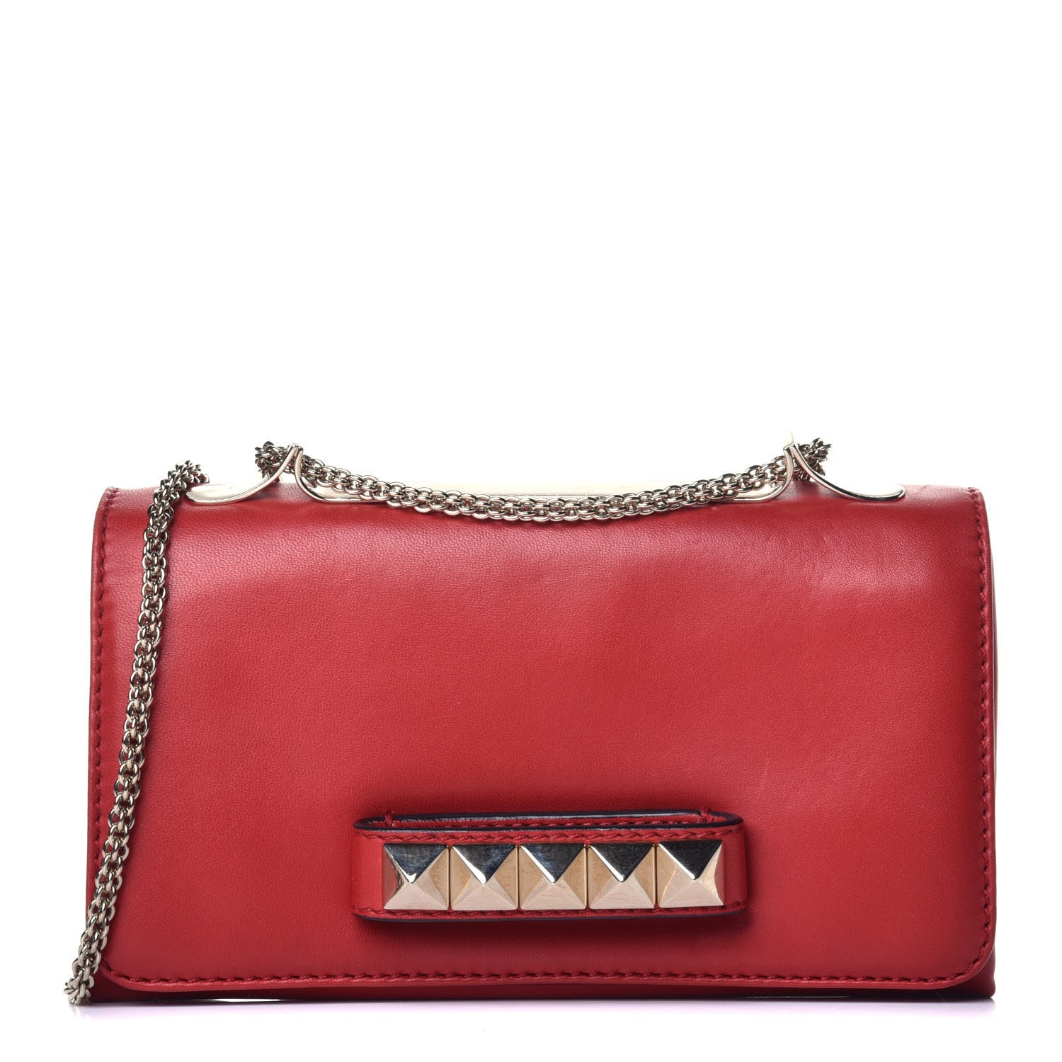 Valentino Garavani Nappa Va Va Voom Shoulder Bag Red 1 of 8