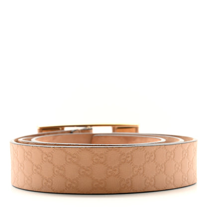 Gucci Microguccissima Calfskin Belt 90 36 Light Brown 2 of 5