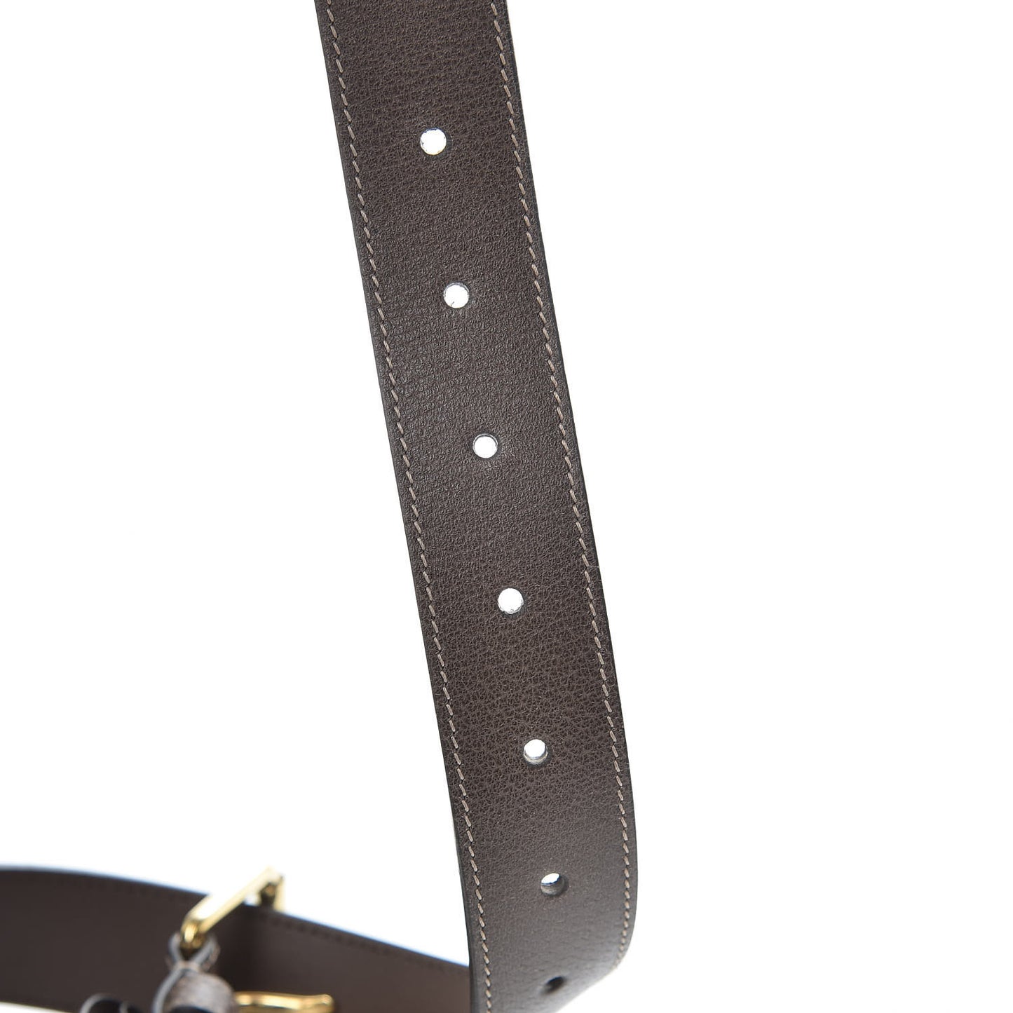 GG Supreme Monogram Web Small Ophidia Belt Bag 85 34 Dark Brown