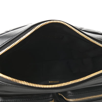 Chanel Calfskin Quilted Large Camera Case Black 5 of 9