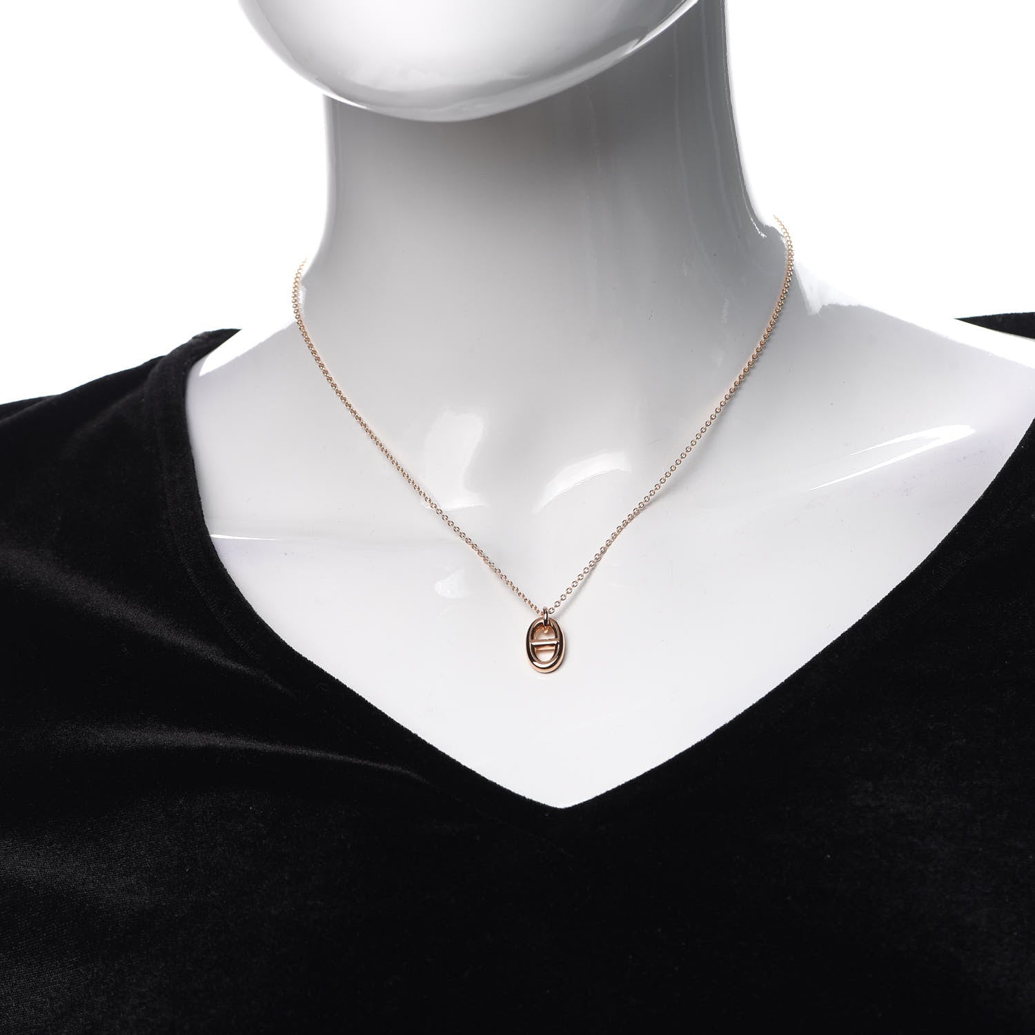 Hermes 18K Rose Gold PM Farandole Pendant Necklace 2 of 6