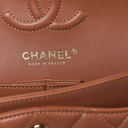 Chanel Lambskin Quilted Small Double Flap Brown 6 of 11