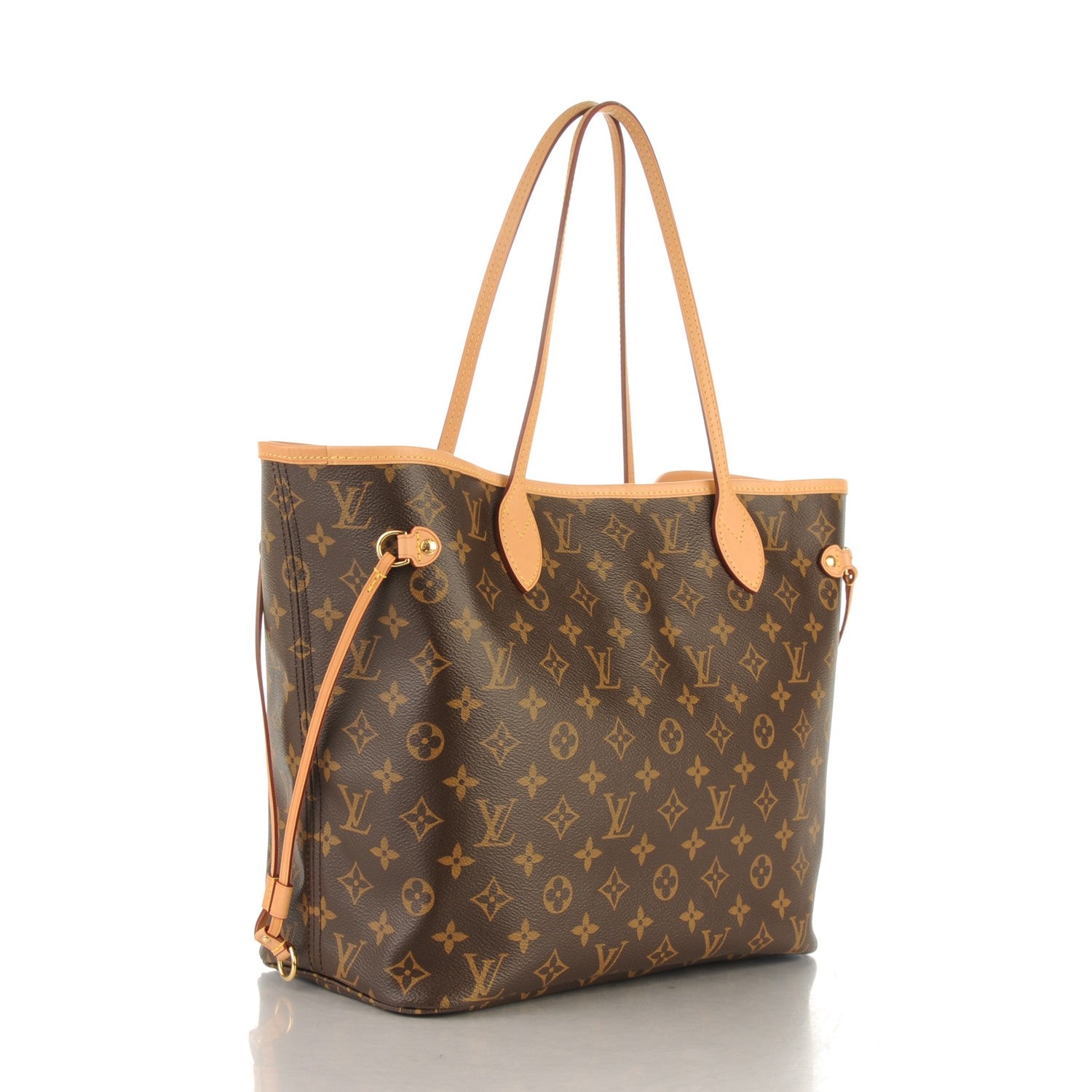 Louis Vuitton Monogram Neverfull MM Rose Ballerine 3 of 8
