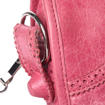Balenciaga Agneau Giant Brogues Hardware City Sorbet 17 of 21