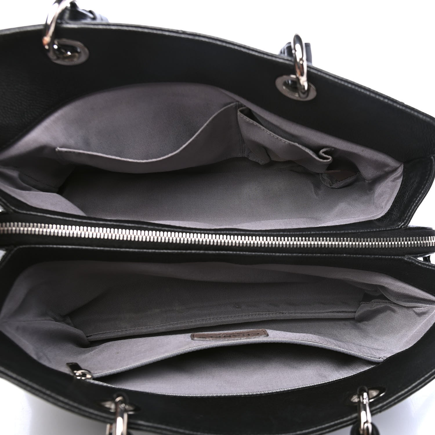 Chanel Soft Caviar Quilted CC Timeless Tote Black 6 of 11
