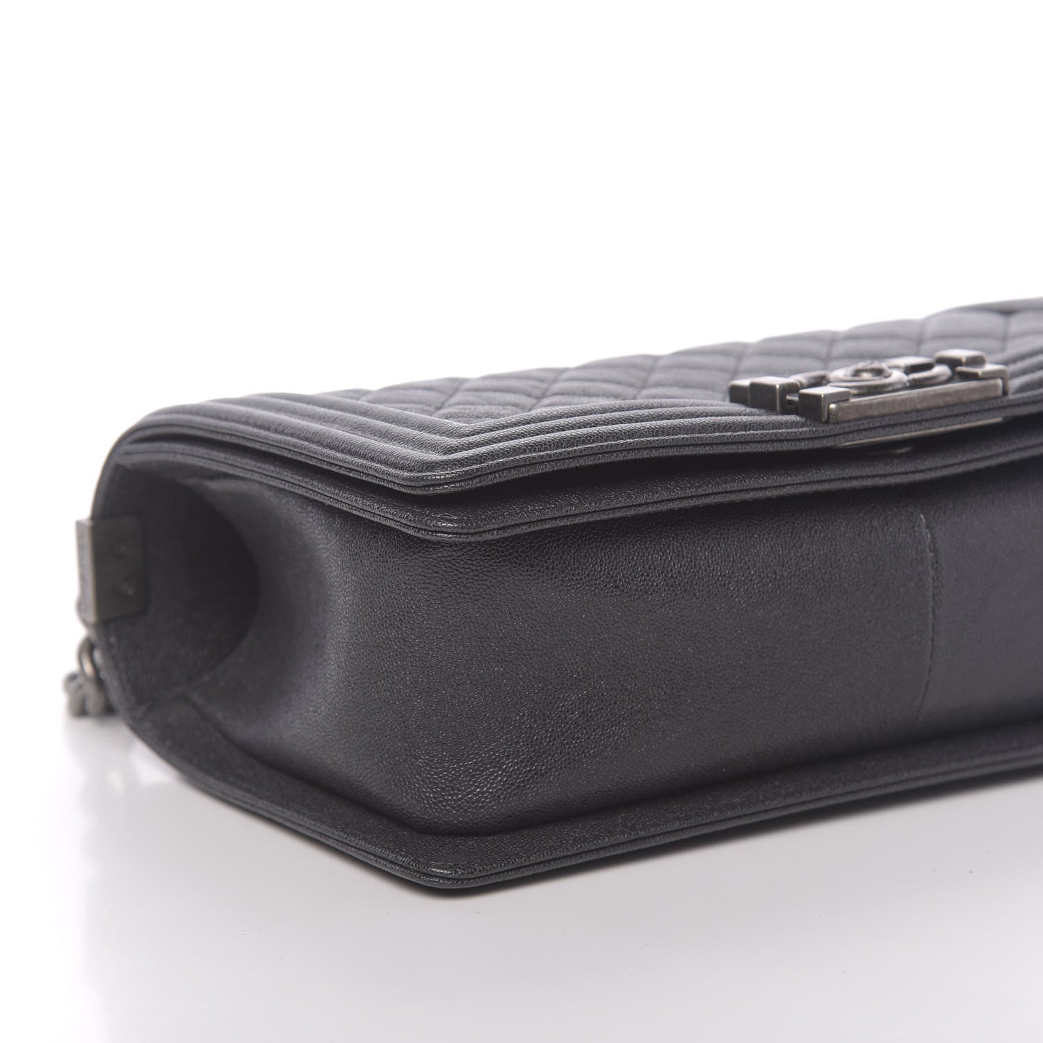 Chanel Caviar Quilted Medium Boy Flap Grey 9 of 11