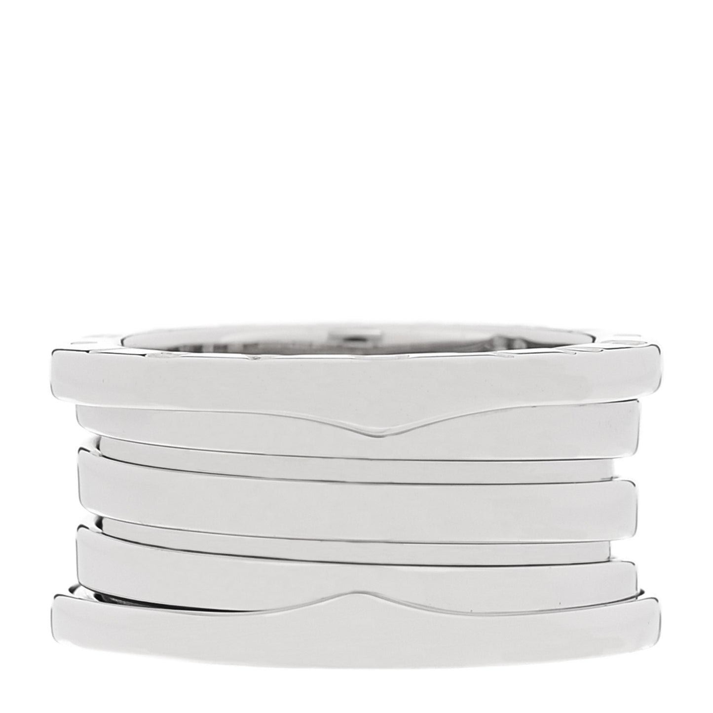 18K White Gold B.Zero1 Three-Band Ring 52 6