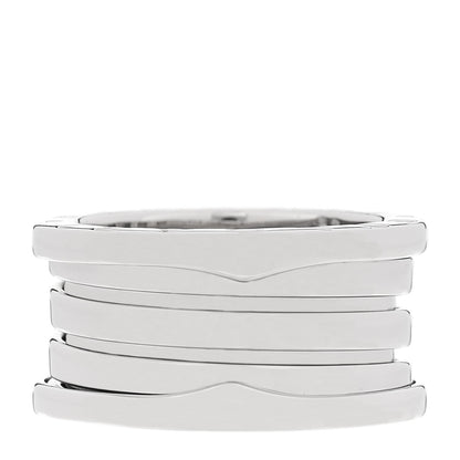 Bulgari 18K White Gold B.Zero1 Three-Band Ring 52 6 3 of 5