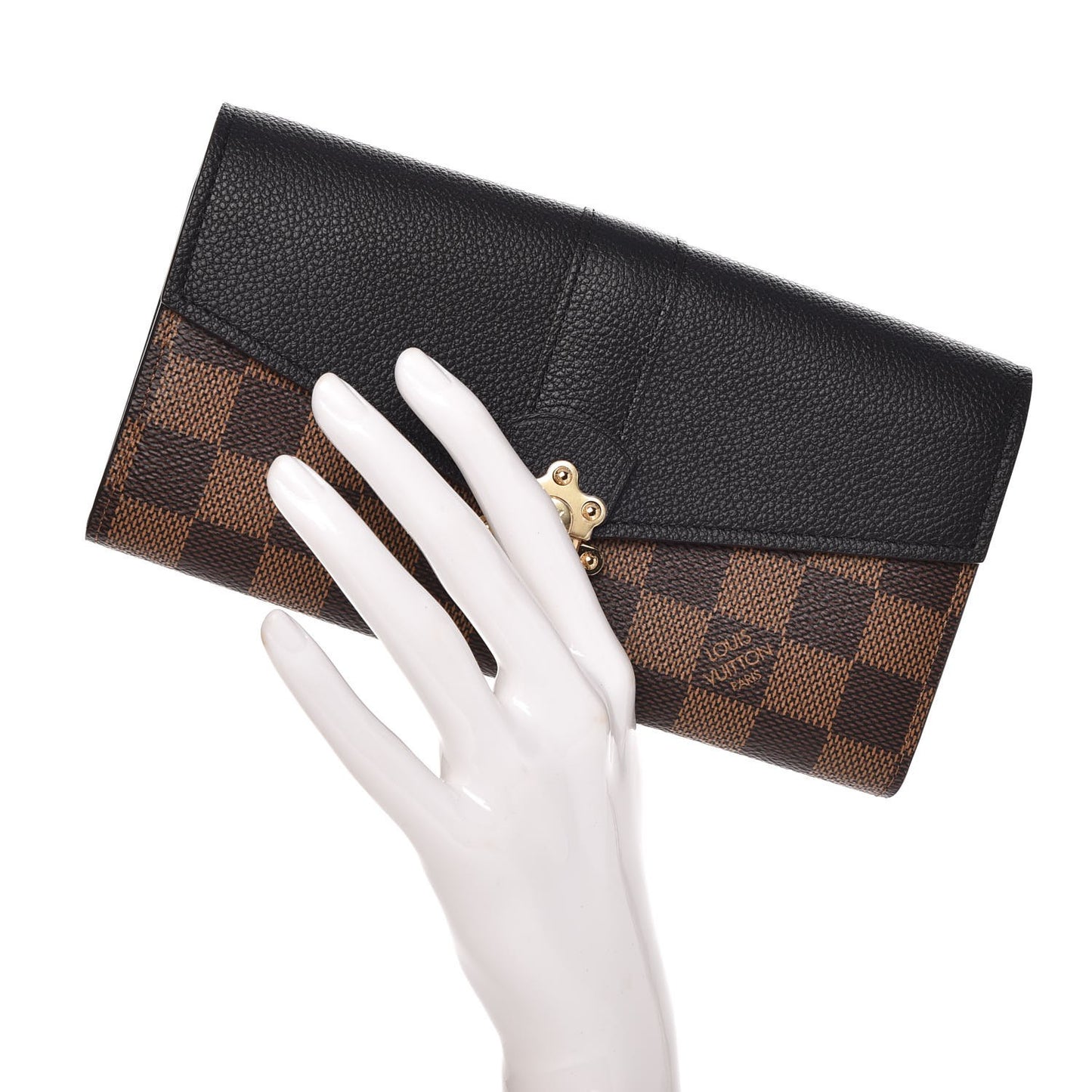 Damier Ebene Clapton Wallet Black
