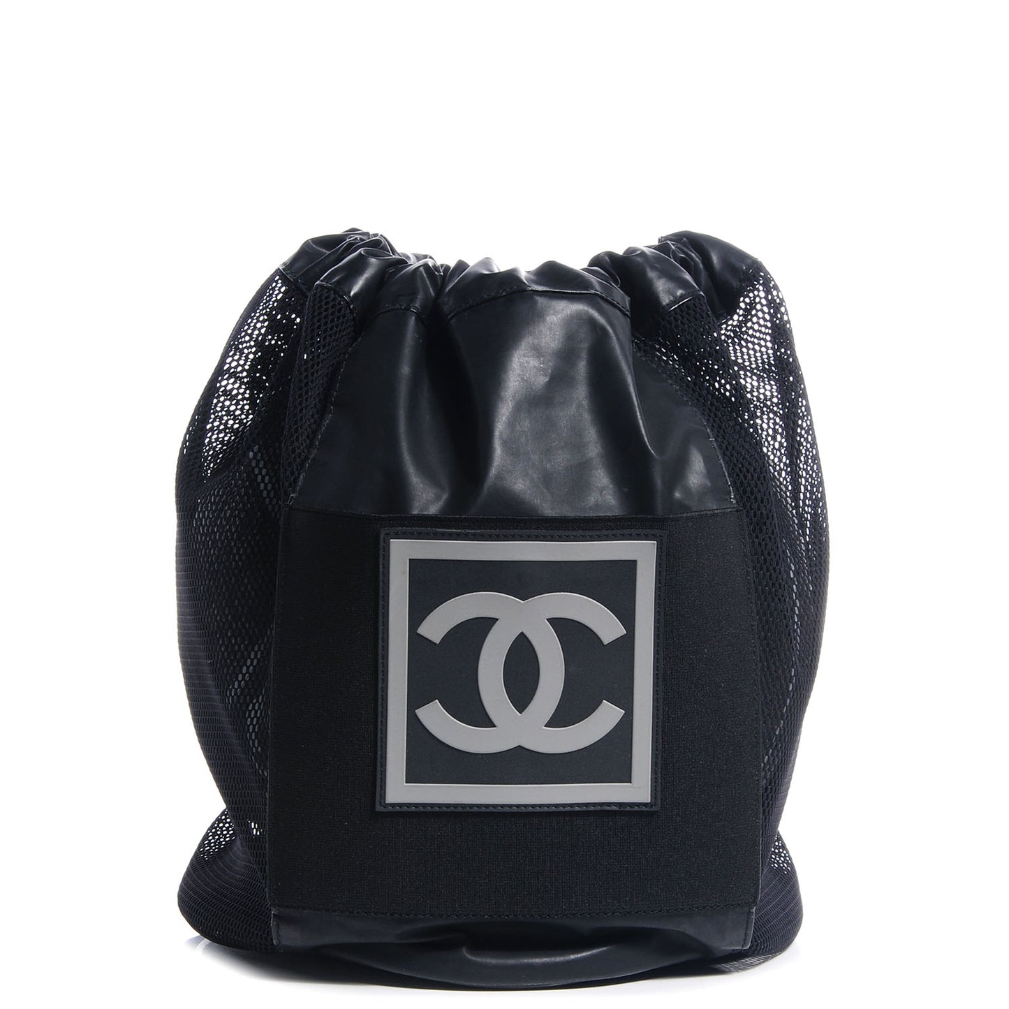 Rubber CC Basketball w/ Mesh Case Black Grey