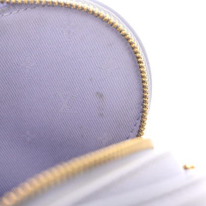 Louis Vuitton Calfskin Embroidered Monogram Pop My Heart Bag Pouch Lilac 10 of 11