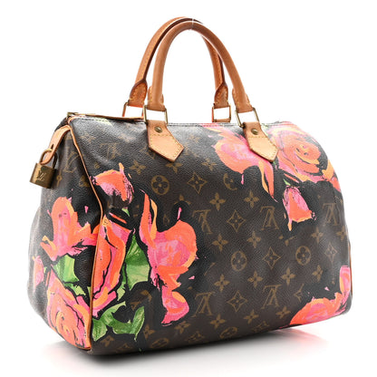 Louis Vuitton Monogram Roses Speedy 30 3 of 14