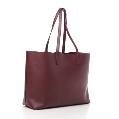 Saint Laurent Calfskin Large Shopping Tote Deep Carmin 3 of 10