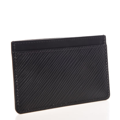 Louis Vuitton Epi Flower Remix Card Holder Black 3 of 7
