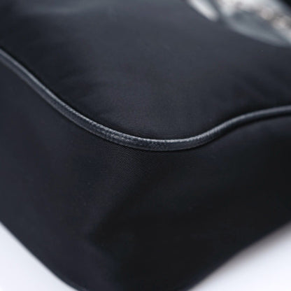 Prada Nylon Re-Edition 2005 Shoulder Bag Black 6 of 14