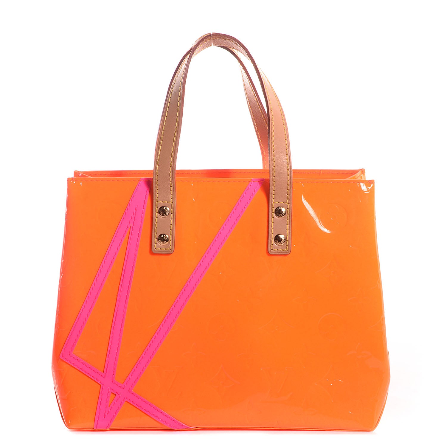 Louis Vuitton Vernis Fluo Reade PM Orange 1 of 7