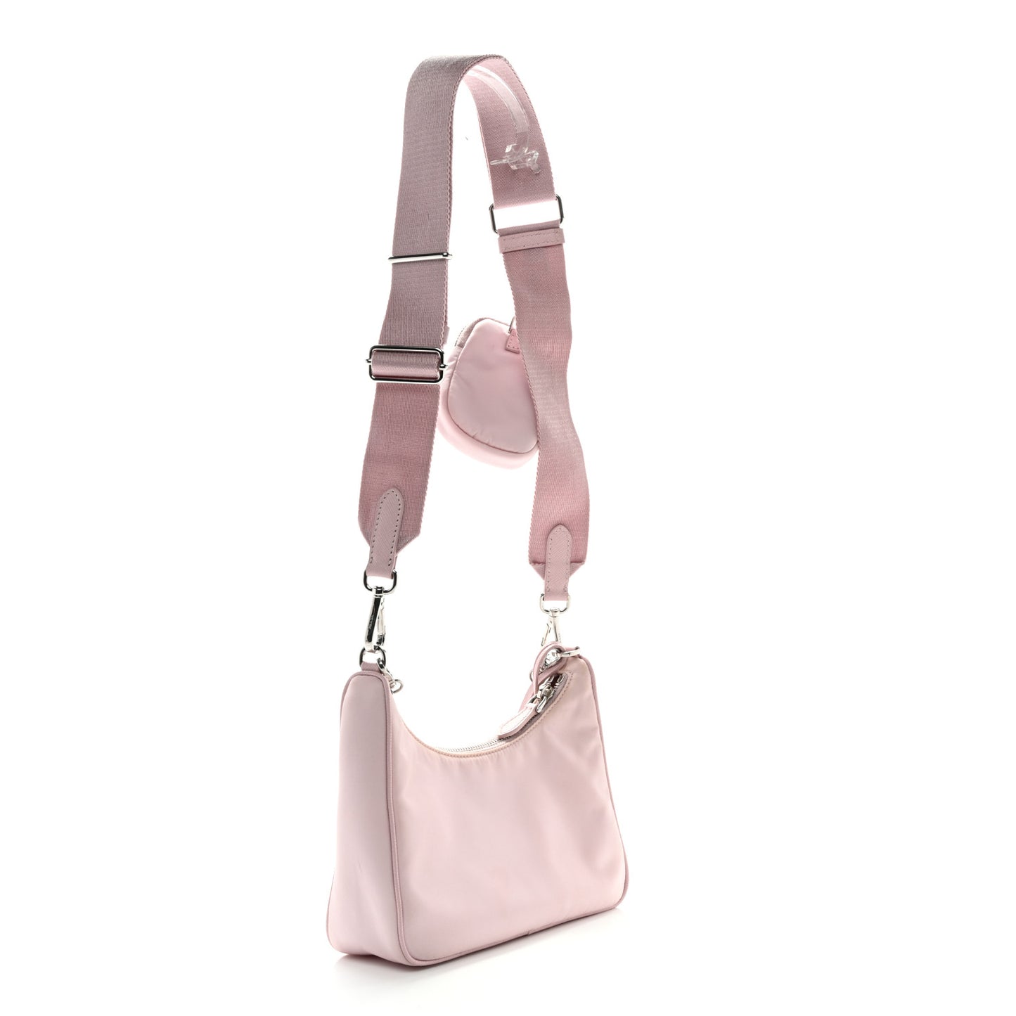 Nylon Re-Edition 2005 Shoulder Bag Alabastro