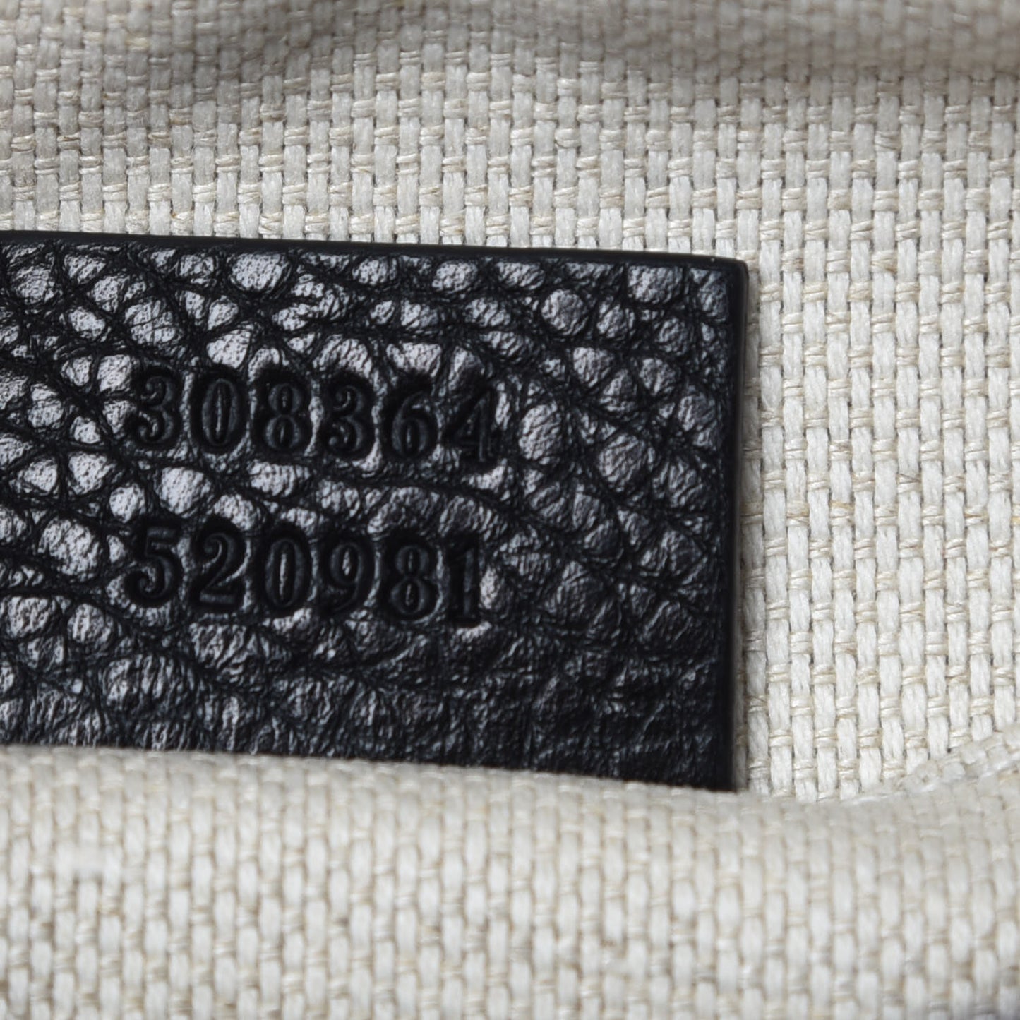 Pebbled Calfskin Small Soho Disco Bag Black