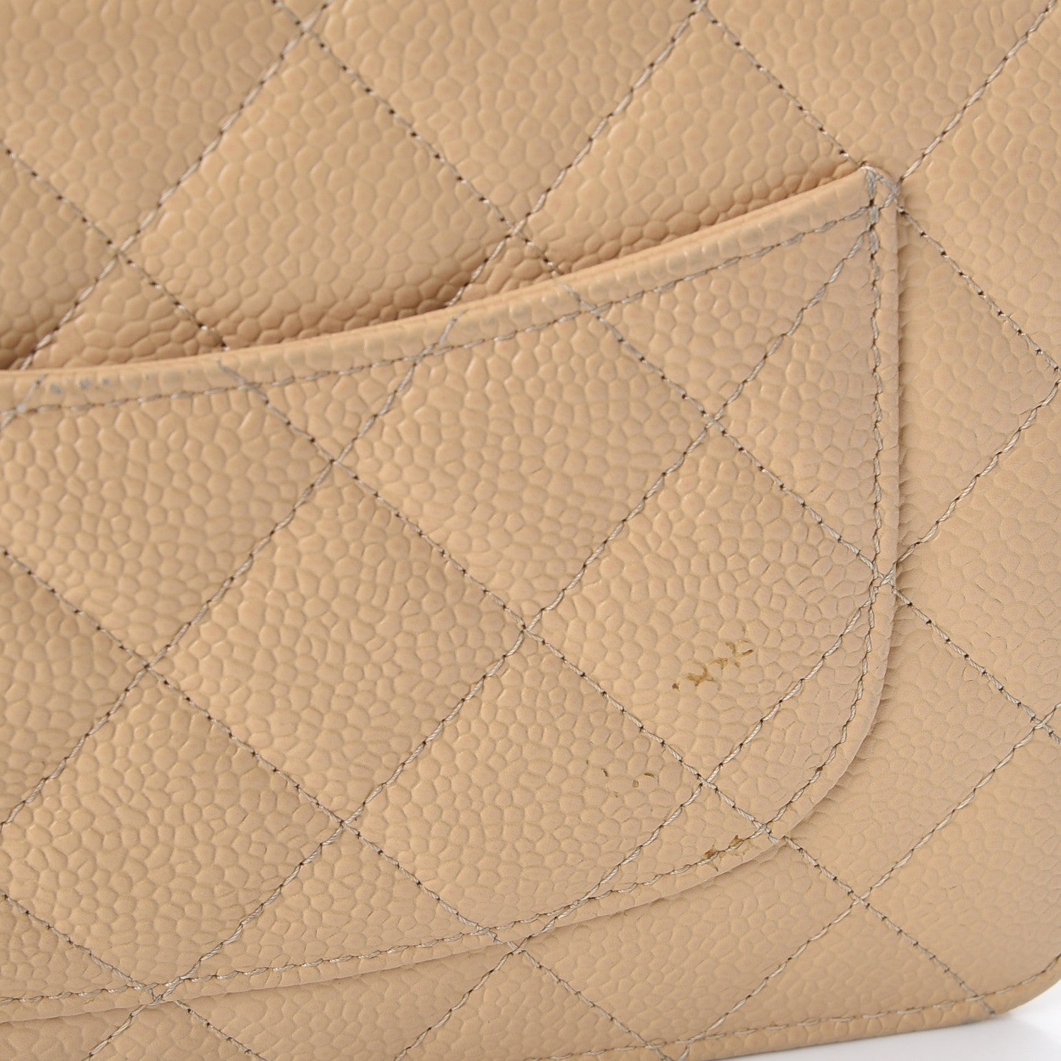 Chanel Caviar Quilted Wallet On Chain WOC Beige Clair 10 of 14