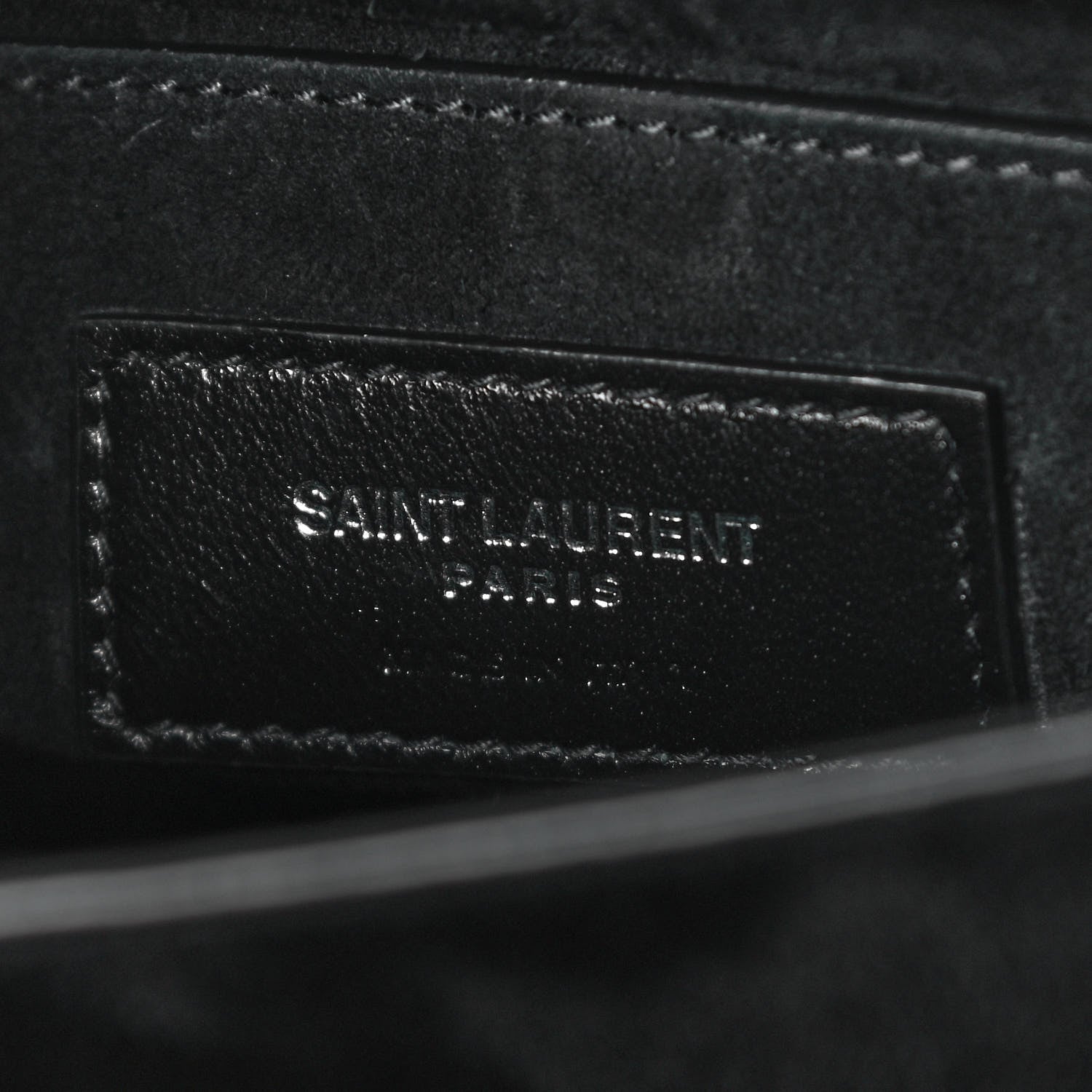 Saint Laurent Calfskin Medium Monogram Sunset Black 8 of 11