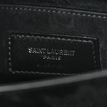 Saint Laurent Calfskin Medium Monogram Sunset Black 8 of 11