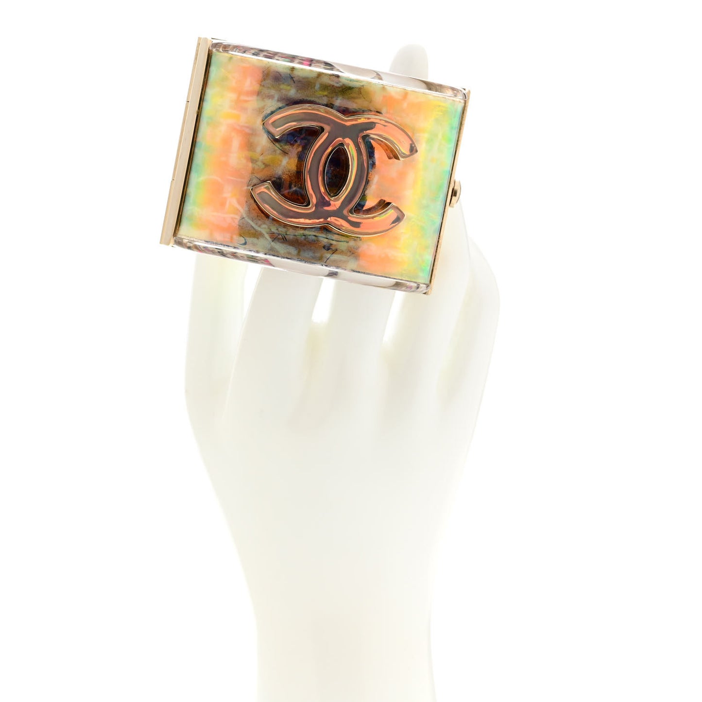Iridescent Resin Tweed Effect CC Cuff