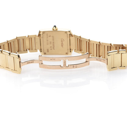 Cartier 18K Yellow Gold 20mm Tank Francaise Quartz Watch 5 of 5