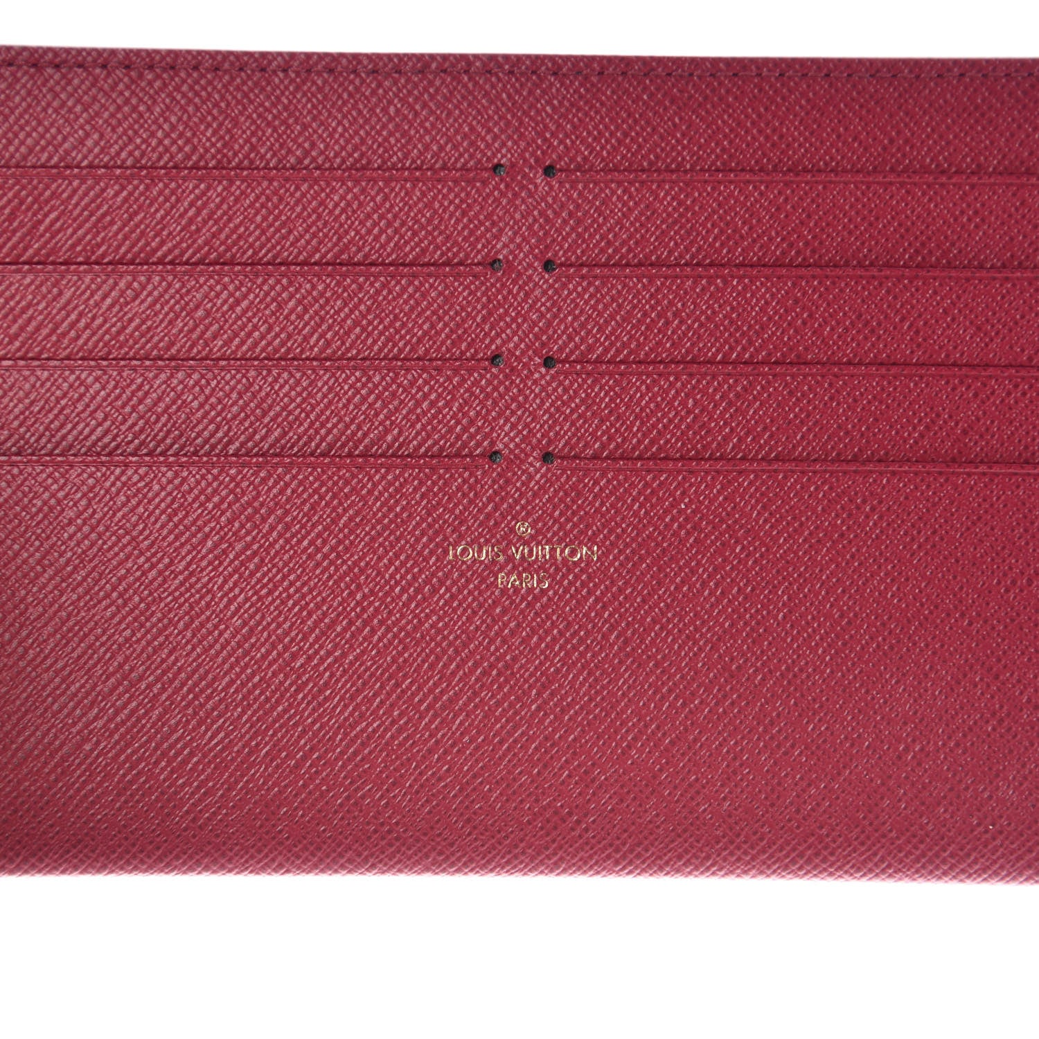Louis Vuitton Calfskin Felicie Card Holder Insert Fuchsia 6 of 6