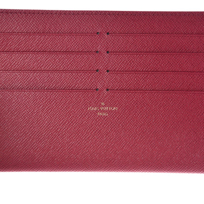 Louis Vuitton Calfskin Felicie Card Holder Insert Fuchsia 6 of 6