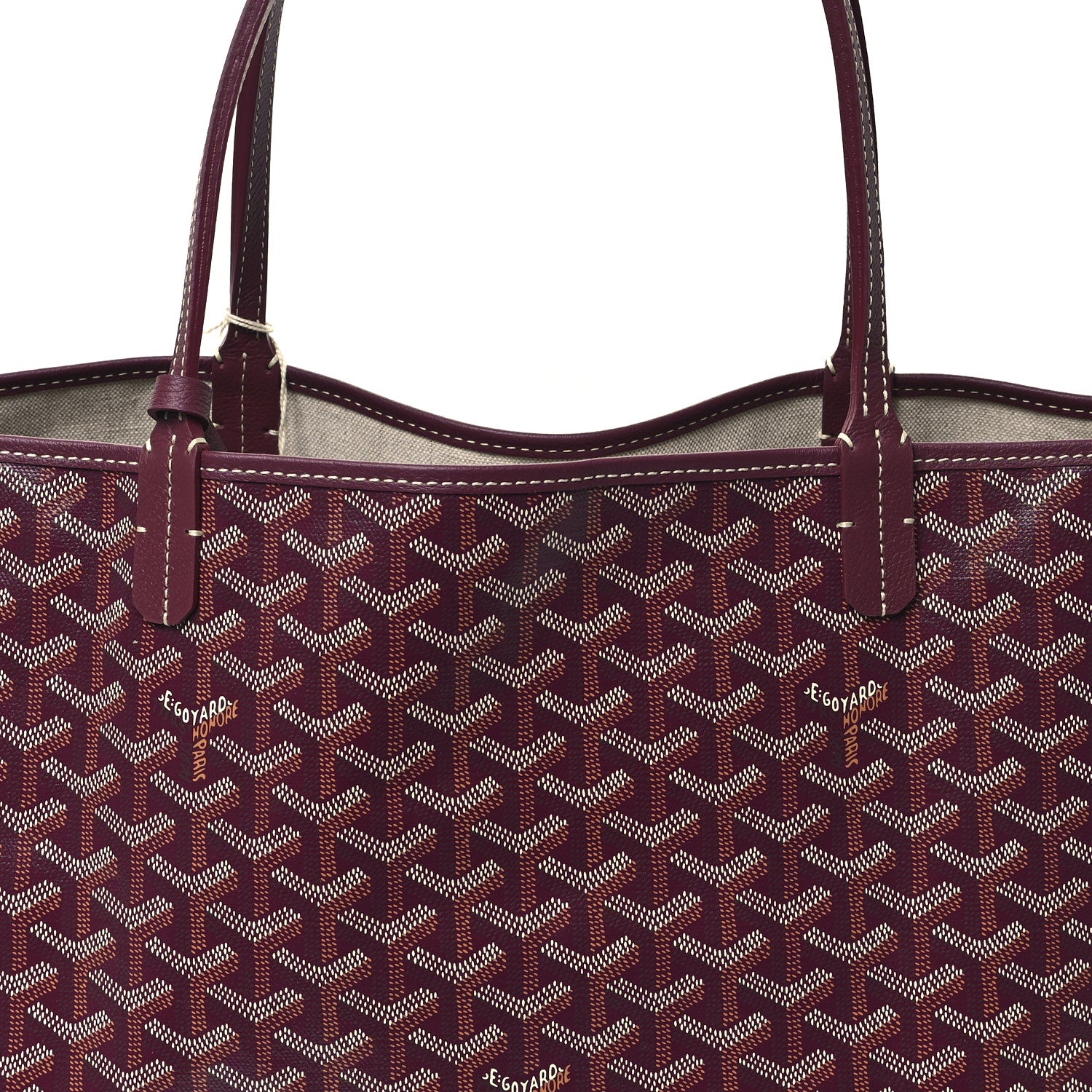 Goyard Goyardine Saint Louis GM Bordeaux 8 of 10