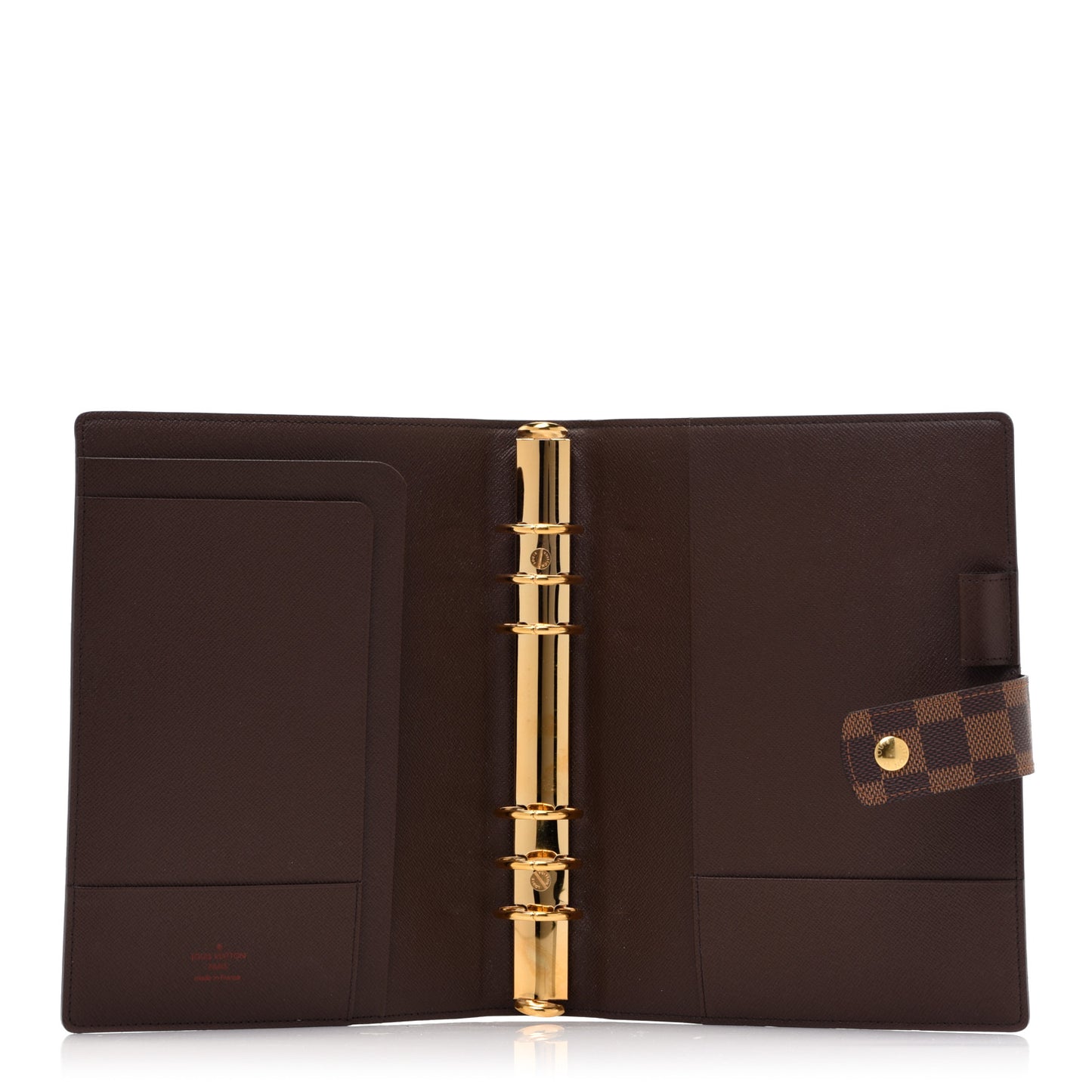 Damier Ebene Large Ring Agenda Cover