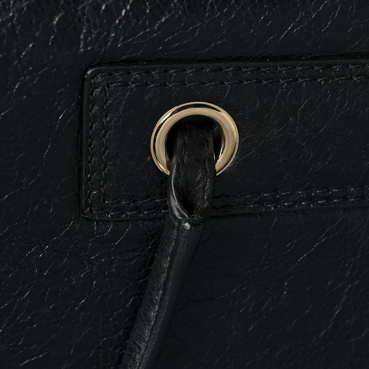 Agneau Medium Blanket Square Tote Black