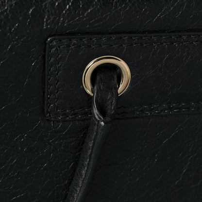 Balenciaga Agneau Medium Blanket Square Tote Black 12 of 13