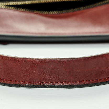 Celine Smooth Calfskin Medium Edge Shoulder Bag Red 9 of 16