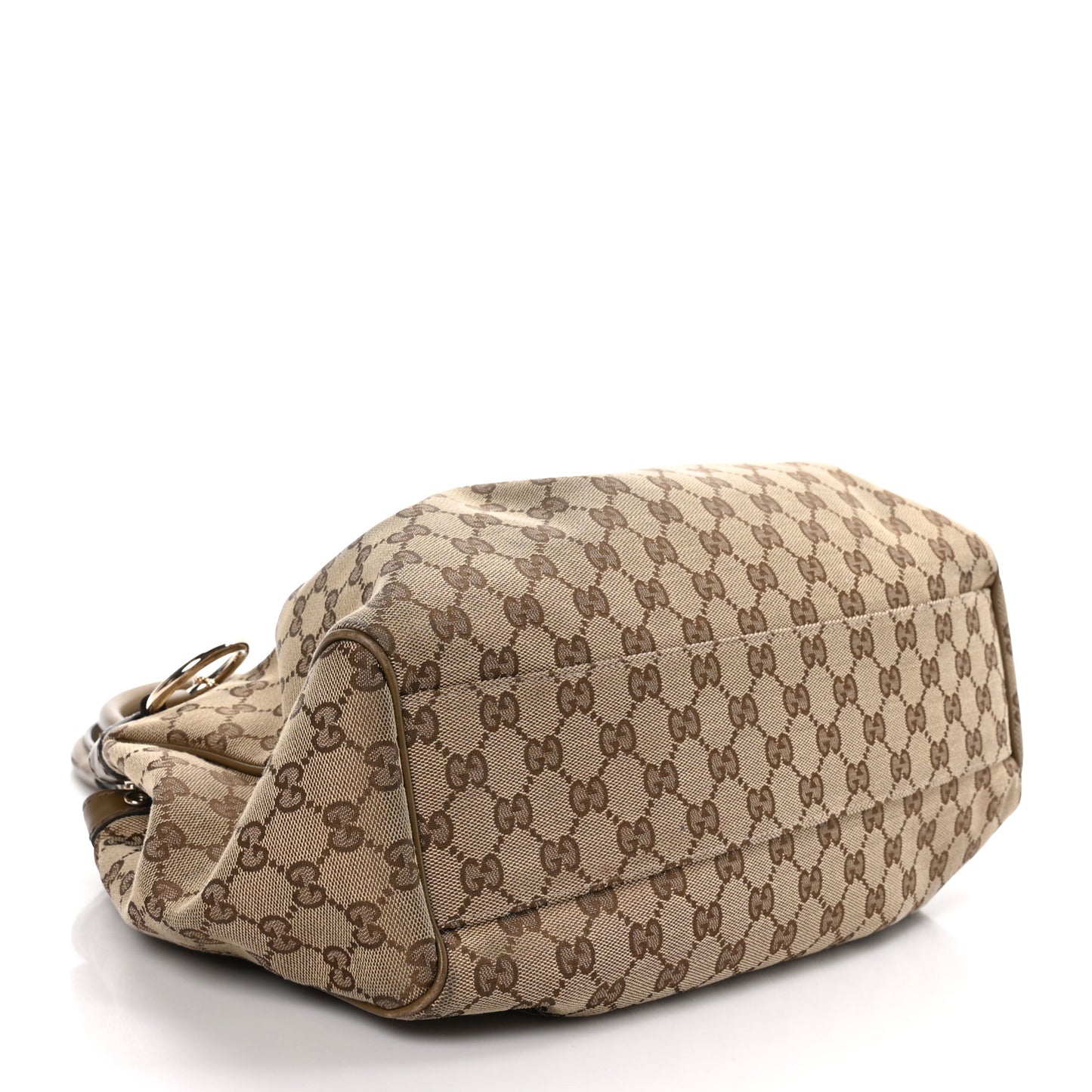 Monogram Medium Sukey Tote Beige Ebony