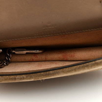Gucci GG Supreme Monogram Super Mini Dionysus Shoulder Bag Taupe 5 of 9