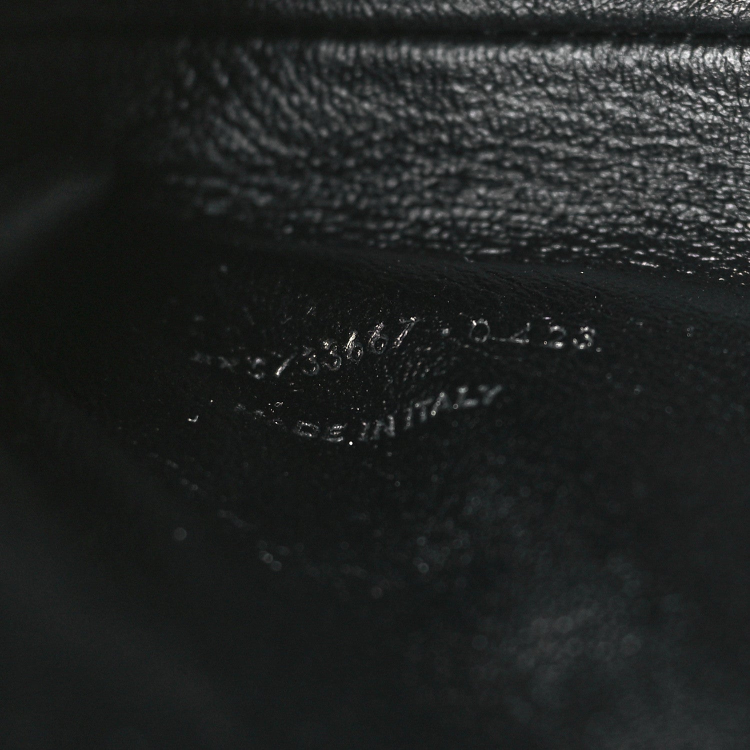 Saint Laurent Lambskin Quilted Gaby Zipped Pouch Black 7 of 9