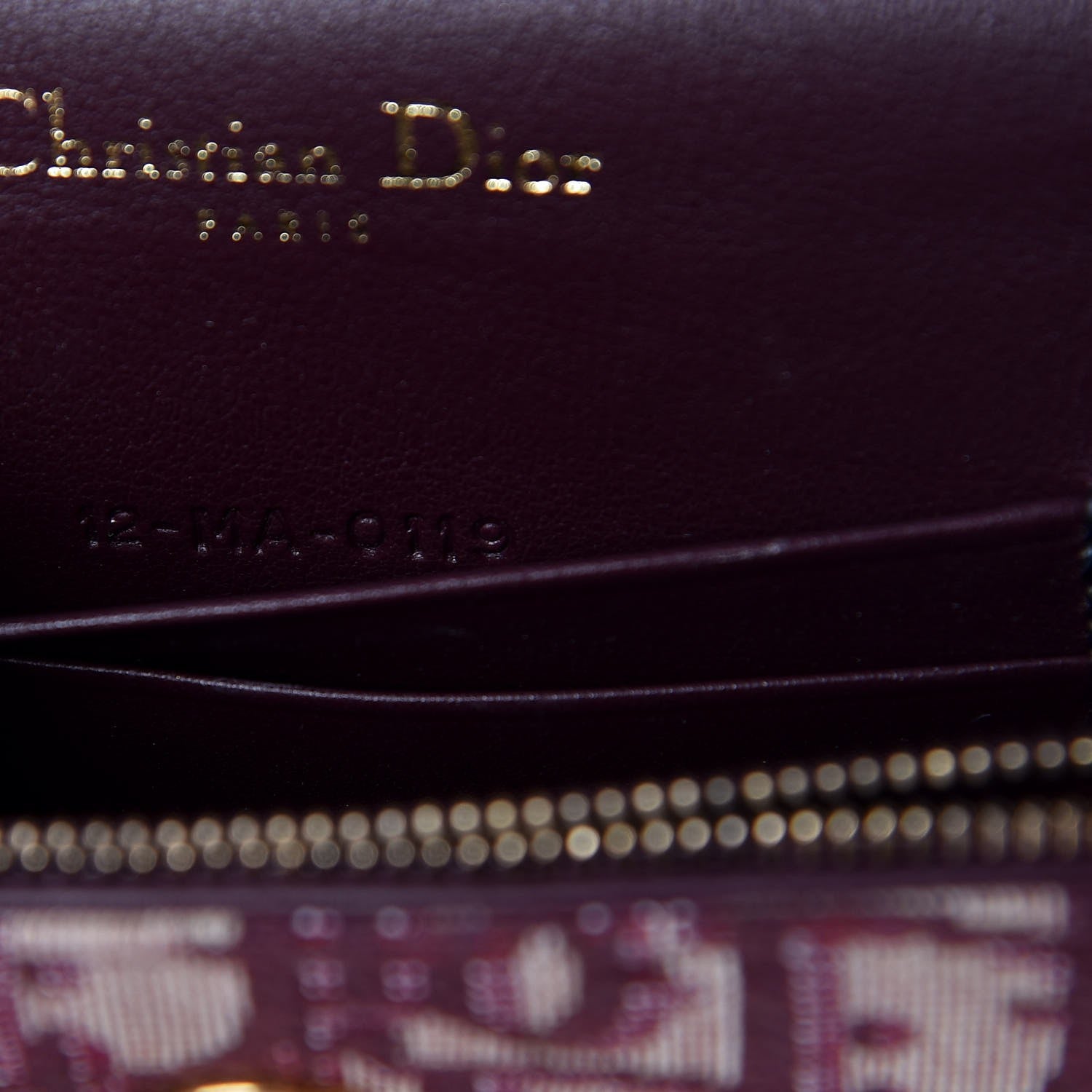 Christian Dior Oblique Saddle Belt Bag Bordeaux 7 of 8