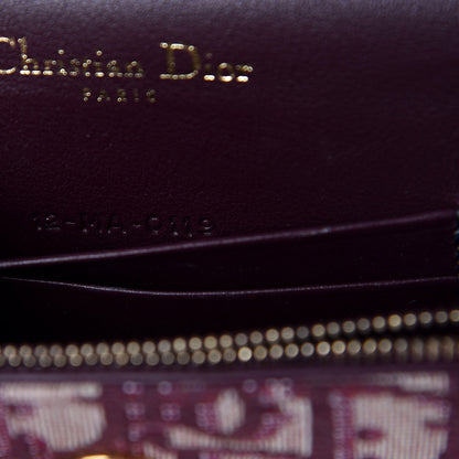 Christian Dior Oblique Saddle Belt Bag Bordeaux 7 of 8