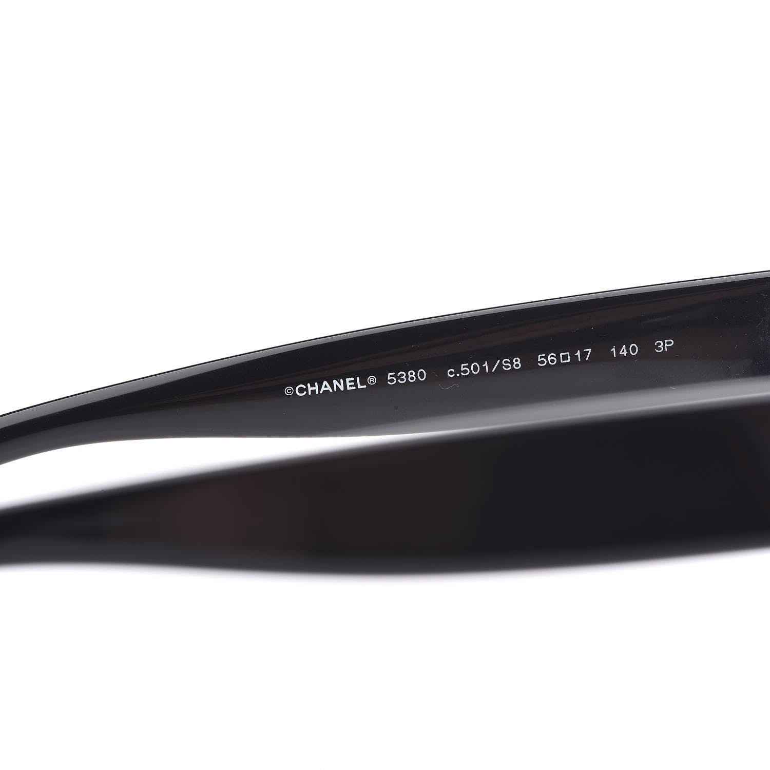 Chanel Polarized Square CC Sunglasses 5380 Black 5 of 7