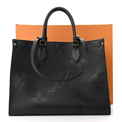 Louis Vuitton Empreinte Monogram Giant Onthego MM Black 15 of 15