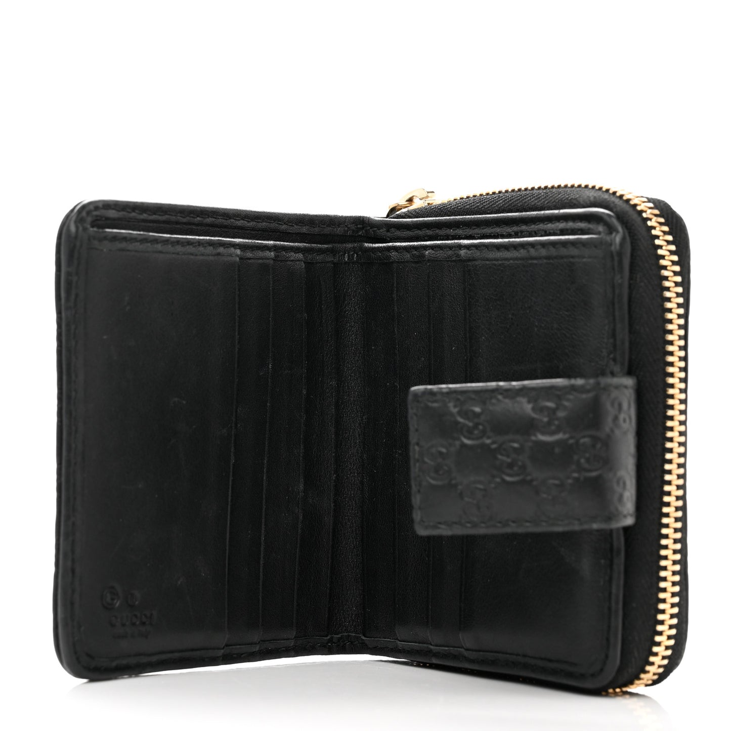 Microguccissima Compact Wallet Black