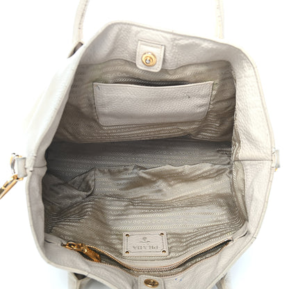 Prada Vitello Daino Shopping Tote Sabbia 10 of 19