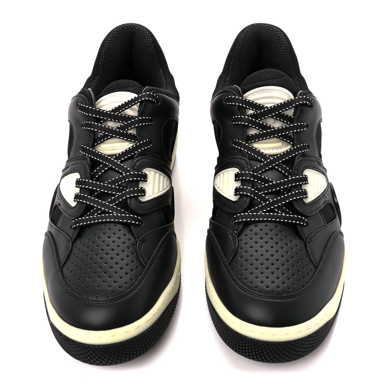 Gucci Demetra Glow in the Dark Mens Basket Low Top Sneakers 9.5 Black 2 of 10