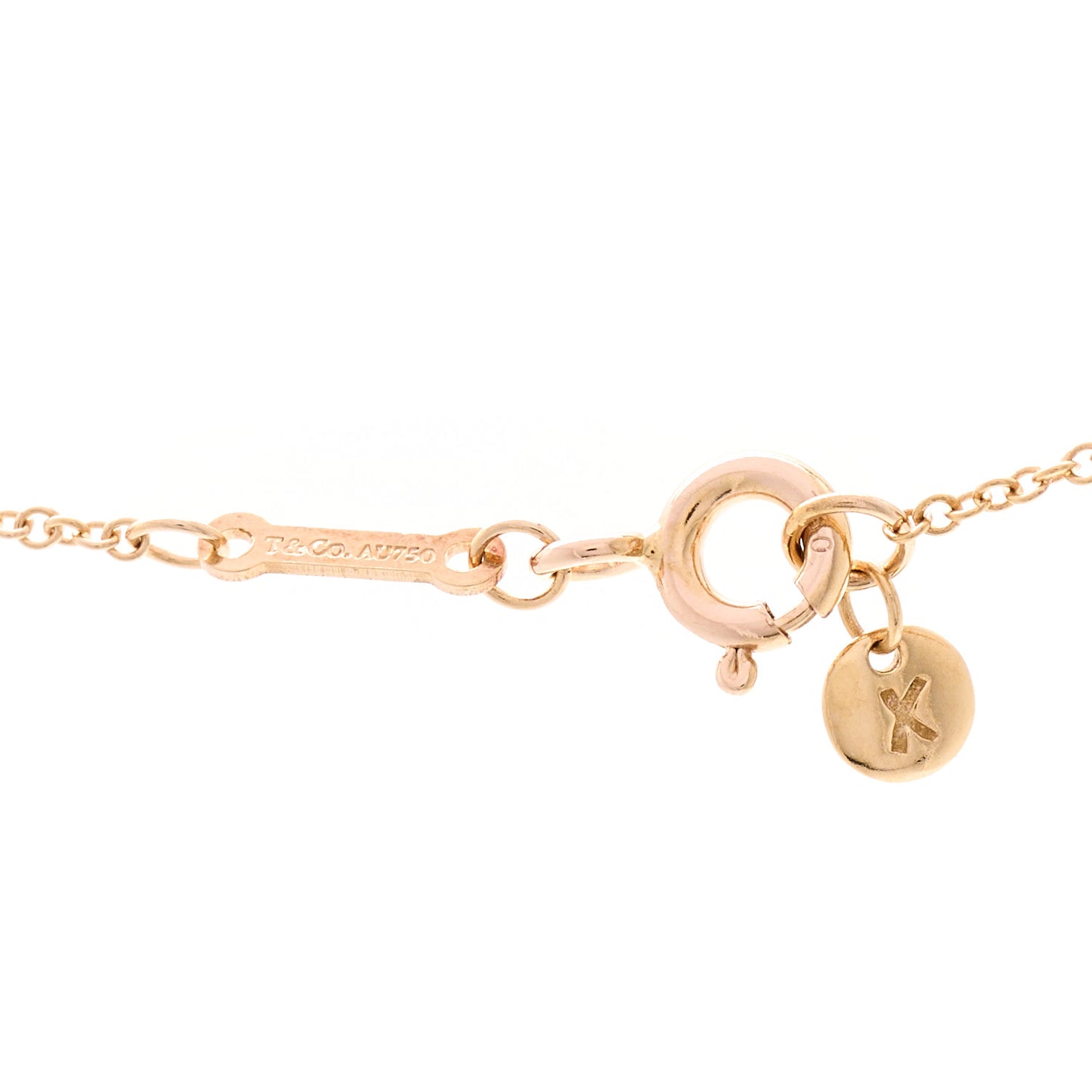18K Rose Gold Paloma Picasso Heart and Arrow Pendant Necklace