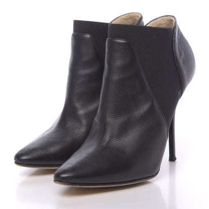Jimmy Choo Grained Calfskin Ankle Boots 37.5 Black 3 of 7