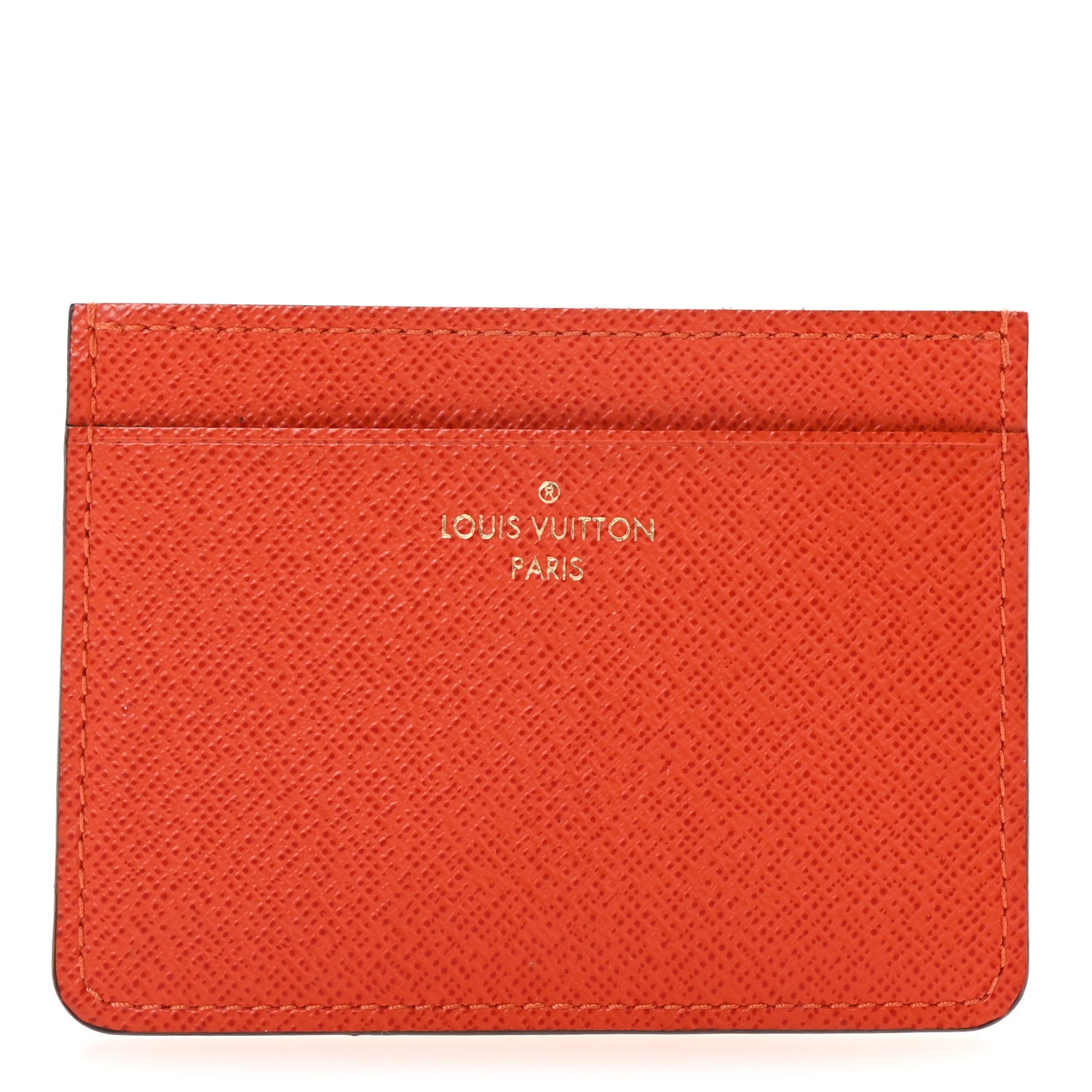 Louis Vuitton Calfskin Jeanne Wallet Insert Piment 1 of 6